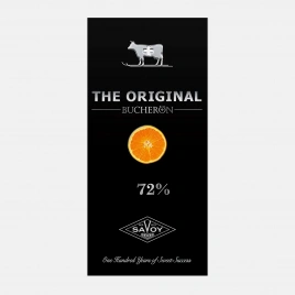 Шоколад горький с апельсином Bucheron Original 72% 90г