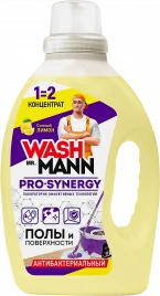 Средство для мытья полов Wash Mann Лимон 1.5л