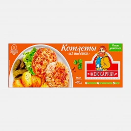 Котлеты Ложкаревъ из индейки 400г