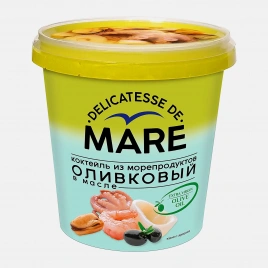 Коктейль из морепродуктов Балтийский Берег Оливковый в масле 380г