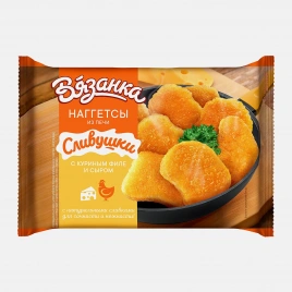 Наггетсы Вязанка Сливушки с куриным филе и сыром 250г