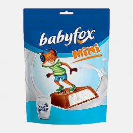 Конфеты шоколадные c молочной начинкой Babyfox 120г