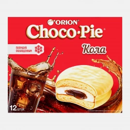 Печенье бисквитное кола Choco Pie 360г