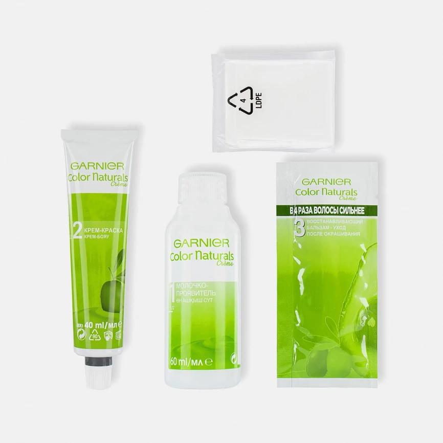 Стойкая крем-краска для волос Garnier Color Naturals Питательная оттенок 7.40 Пленительный медный фото 3
