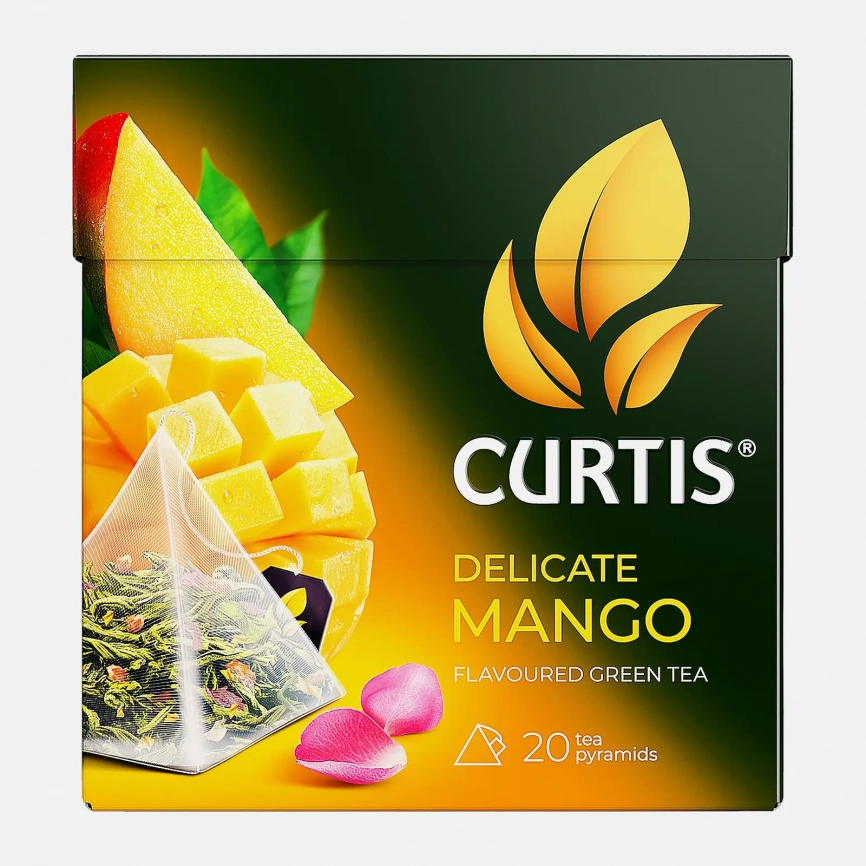 Чай зеленый Curtis Delicate Mango 20пак фото 1