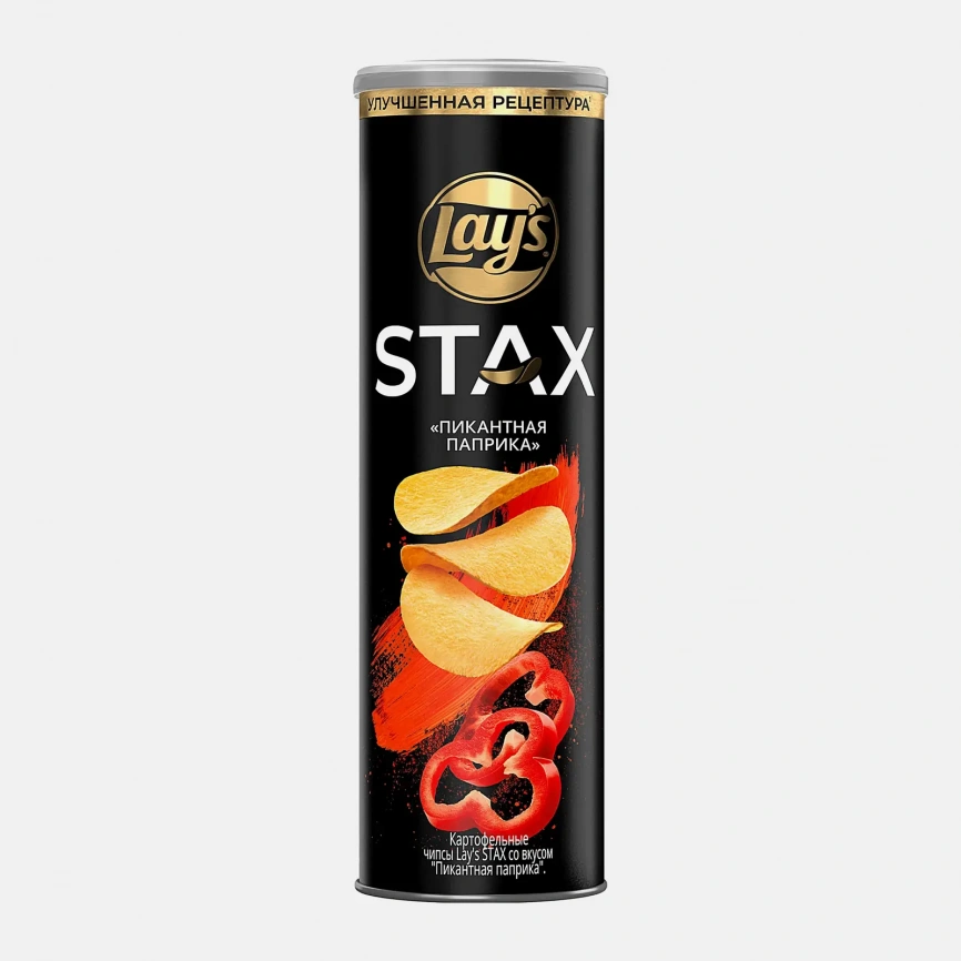 Чипсы со вкусом Пикантная паприка Lays Stax 140г фото 1