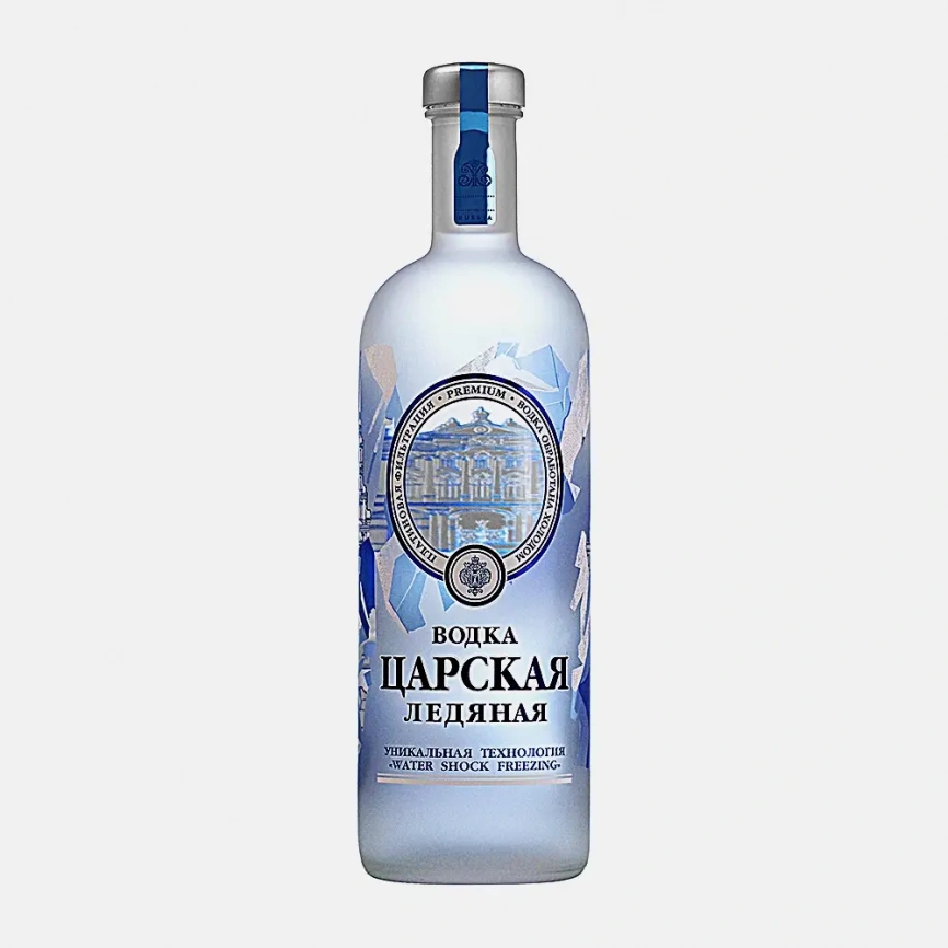 Водка Царская Ледяная 40% 1л фото 1