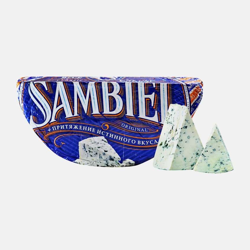 Сыр Sambiel с голубой плесенью 50% весовой фото 1