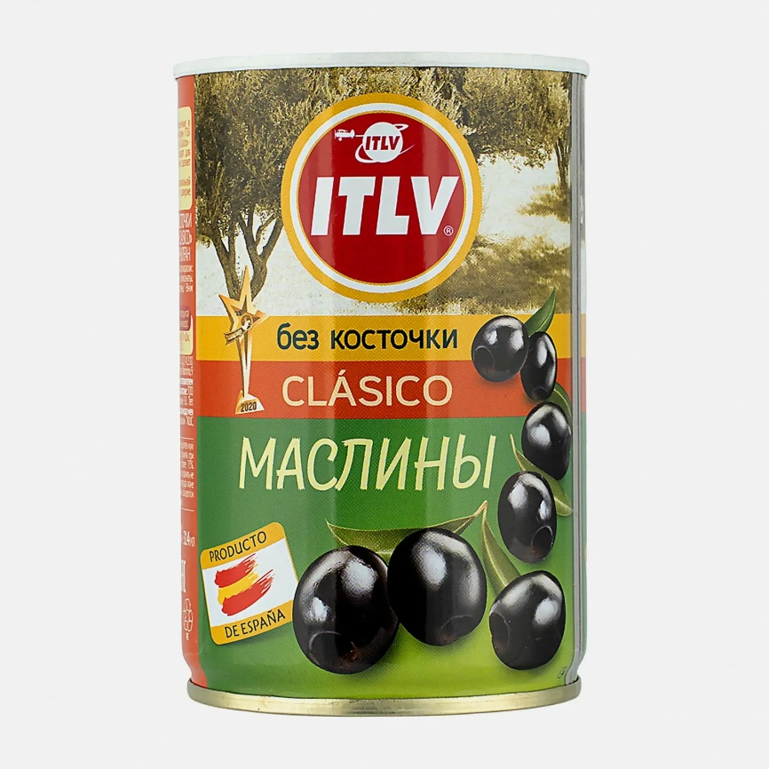 Маслины Itlv Clasico без косточки 314мл фото 1