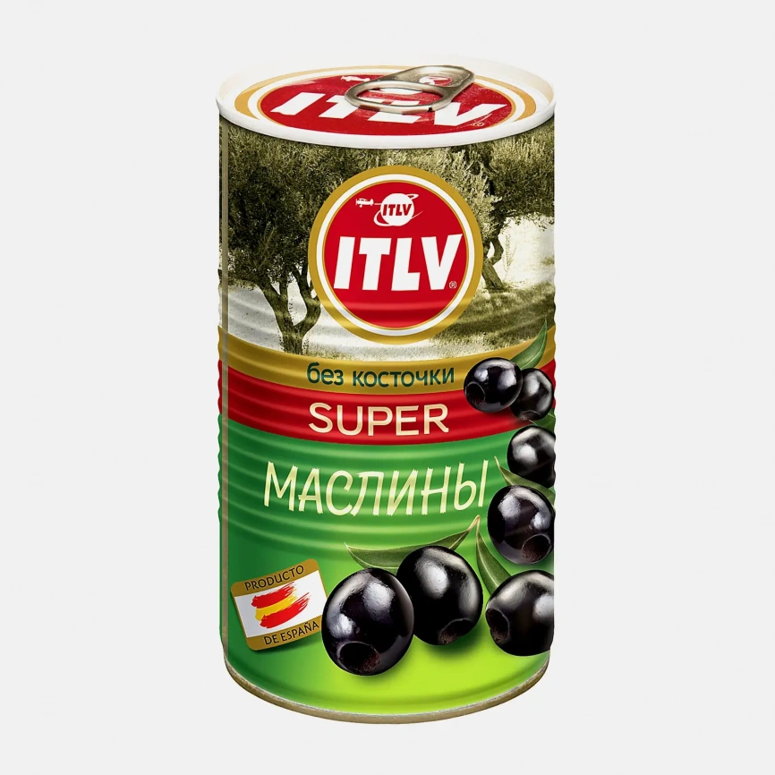 Маслины Itlv без косточки 350г фото 1