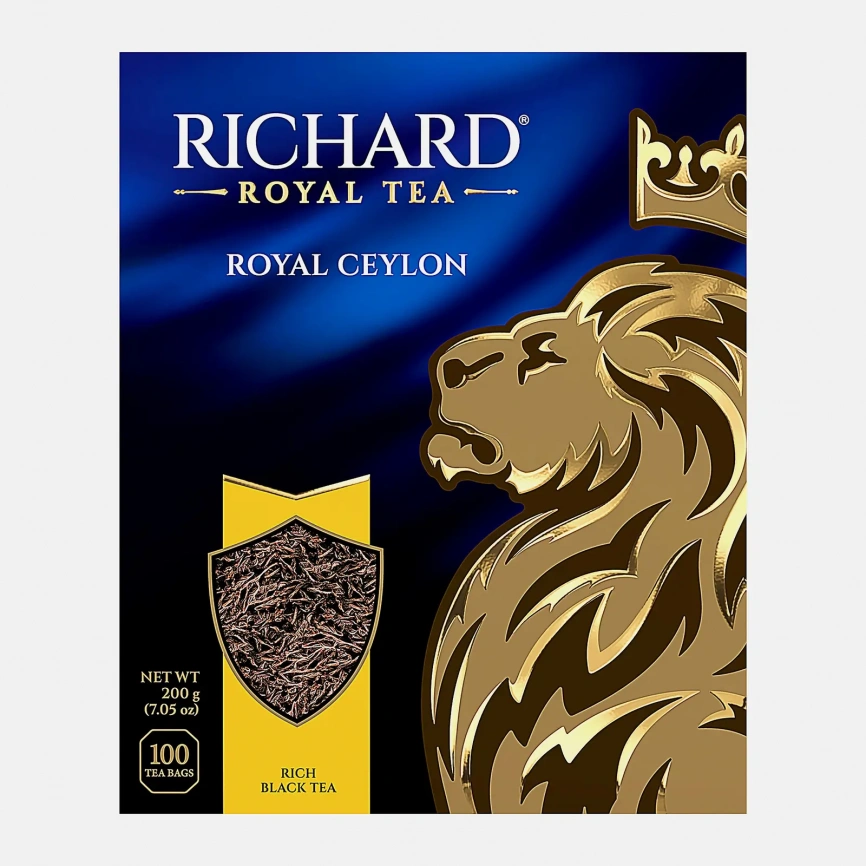 Чай черный Richard Royal Ceylon 100пак фото 1