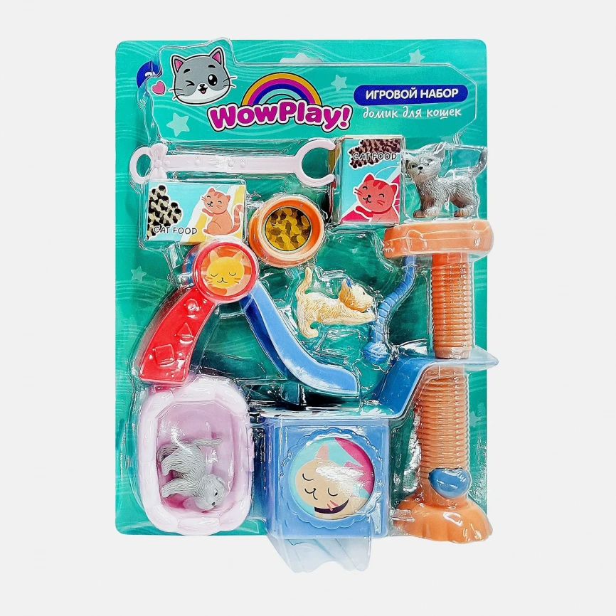 Игровой набор Домик для кошек с аксессуарами D172151 в ассортименте фото 6