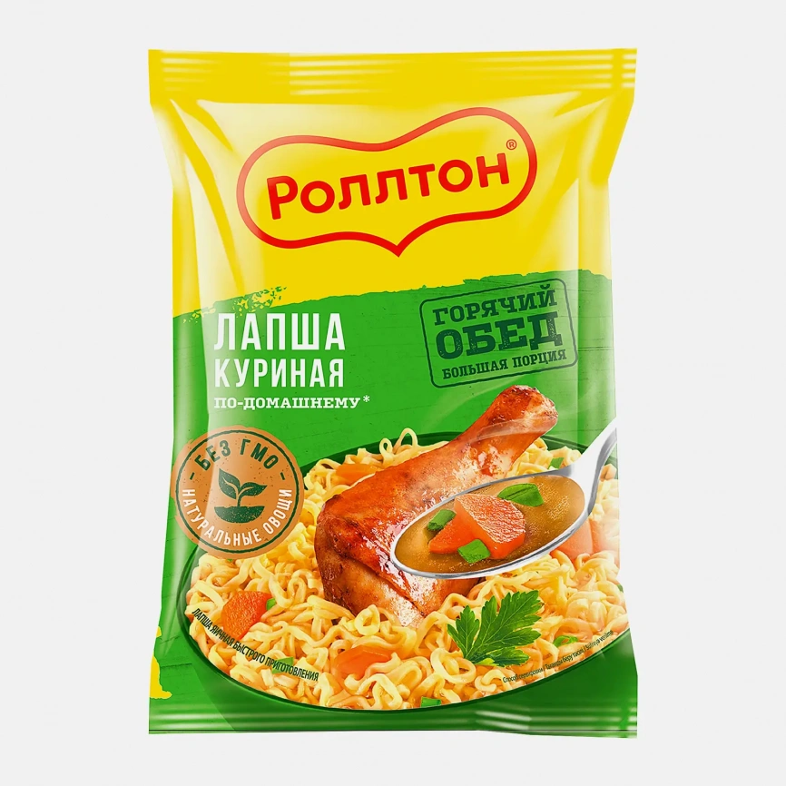Лапша Роллтон Куриная по-домашнему 85г фото 1