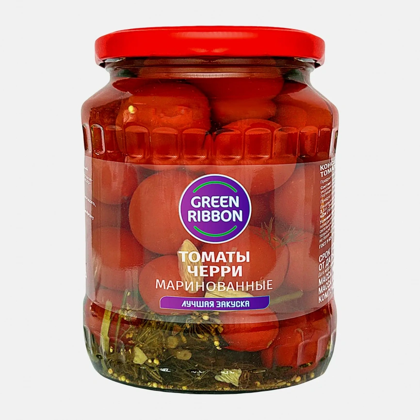 Томаты Черри Green Ribbon маринованные 680г фото 1