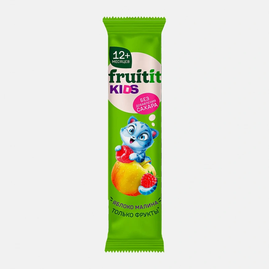 Лента фруктовая яблоко-малина Fruit it Kids 15г фото 1