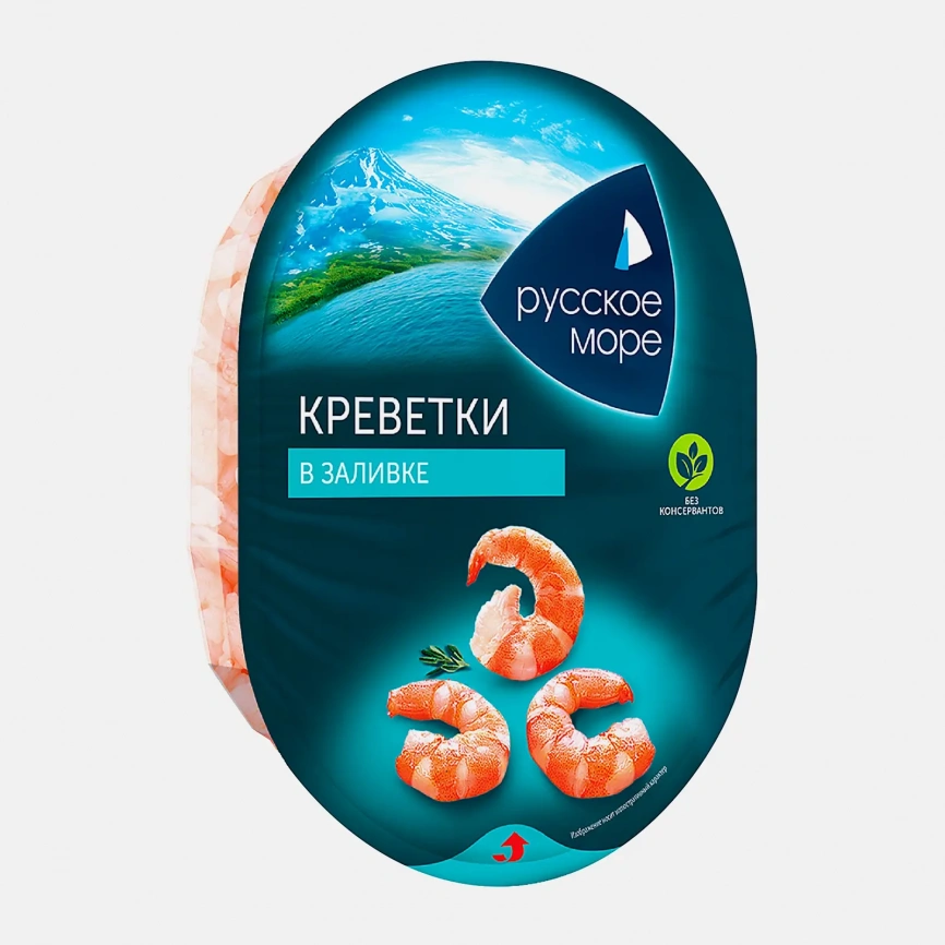 Креветки Русское море в заливке 180г фото 1