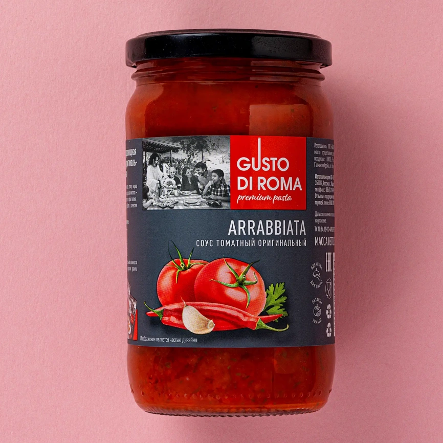 Соус Арраббиата Gusto Di Roma 350г в ассортименте фото 1