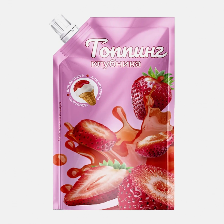 Топпинг клубника 270г фото 1