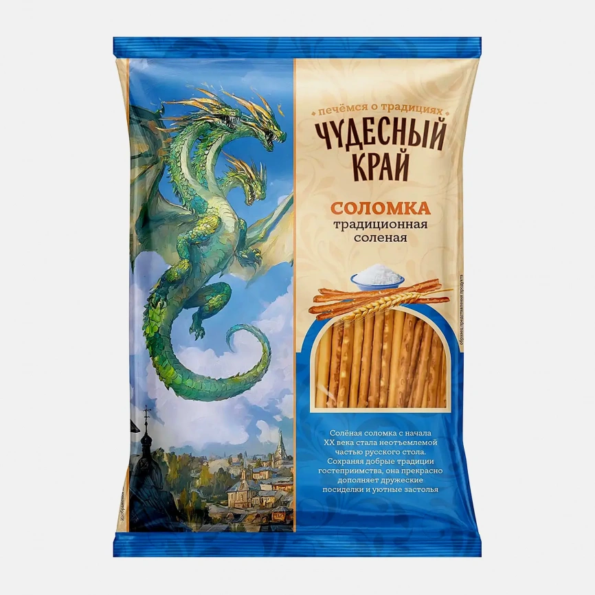 Соломка солёная Чудесный край 100г фото 1