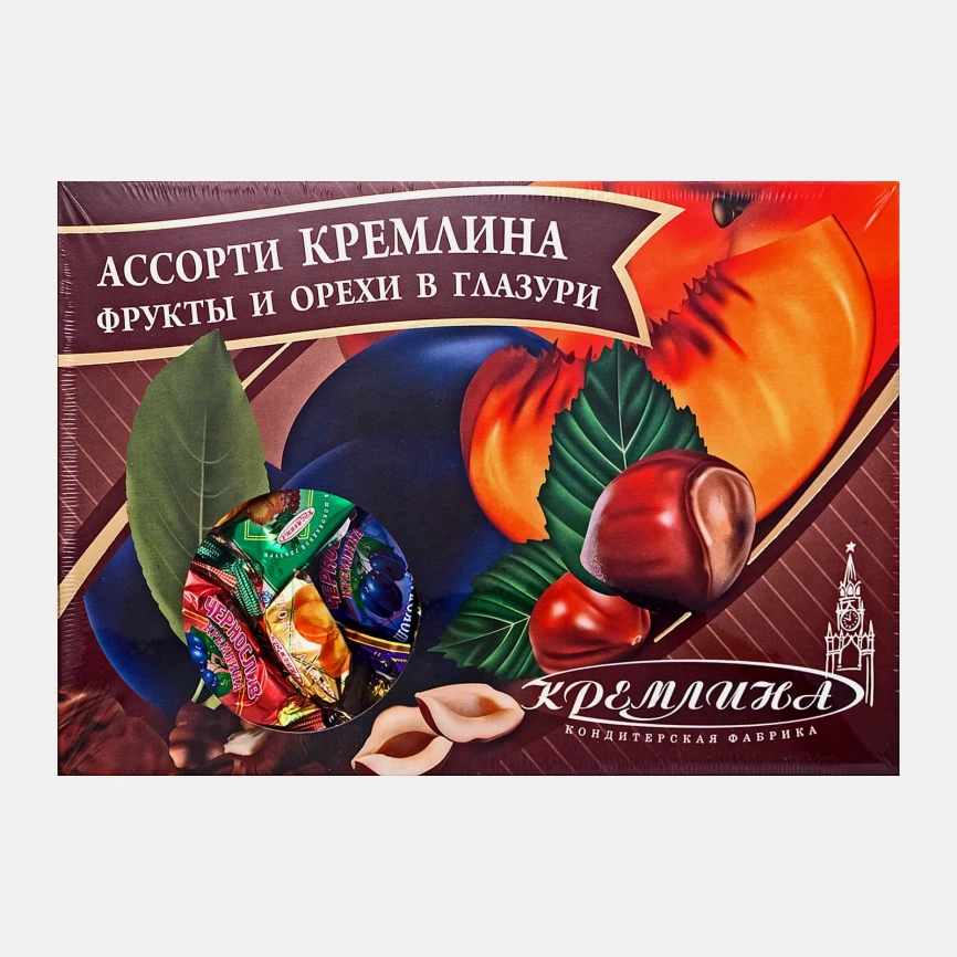 Набор конфет Кремлина Ассорти фрукты и орехи в глазури 500г фото 2