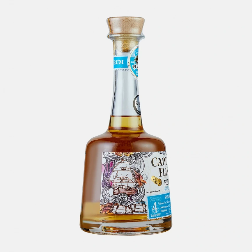 Ром Captain Flint Panama Gold 4 Yo 43% 700мл фото 2