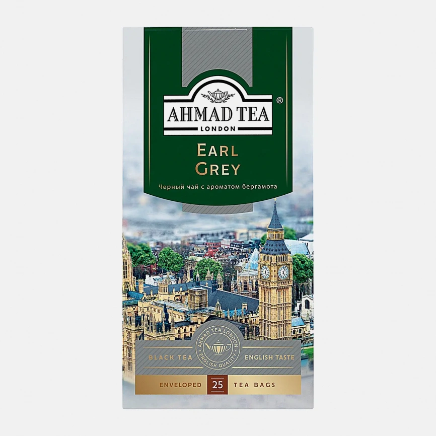 Чай черный Ahmad Tea Earl Grey 25пак фото 1