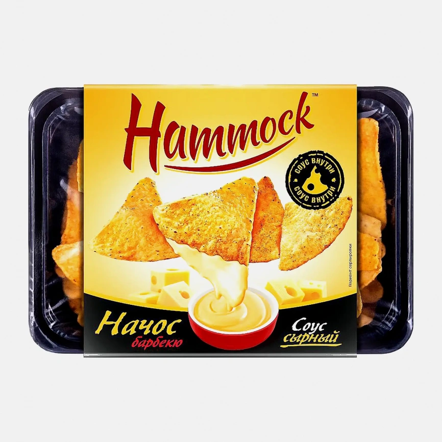 Чипсы Hammock барбекю с сырным соусом 190г фото 1