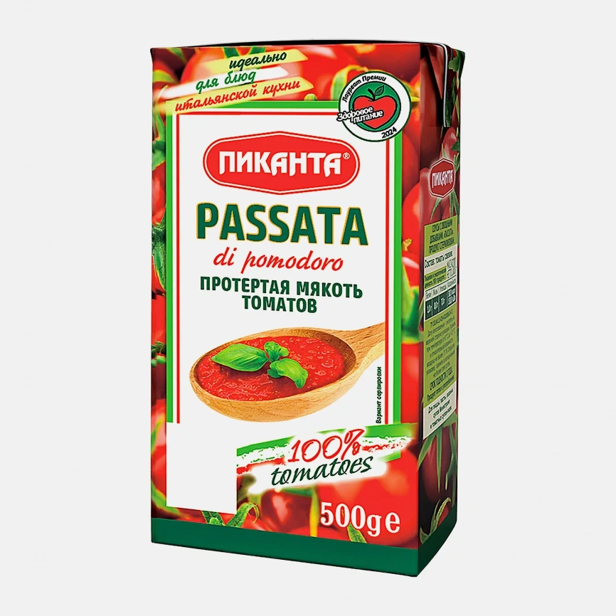 Мякоть томатов Пиканта протертая 500г фото 1