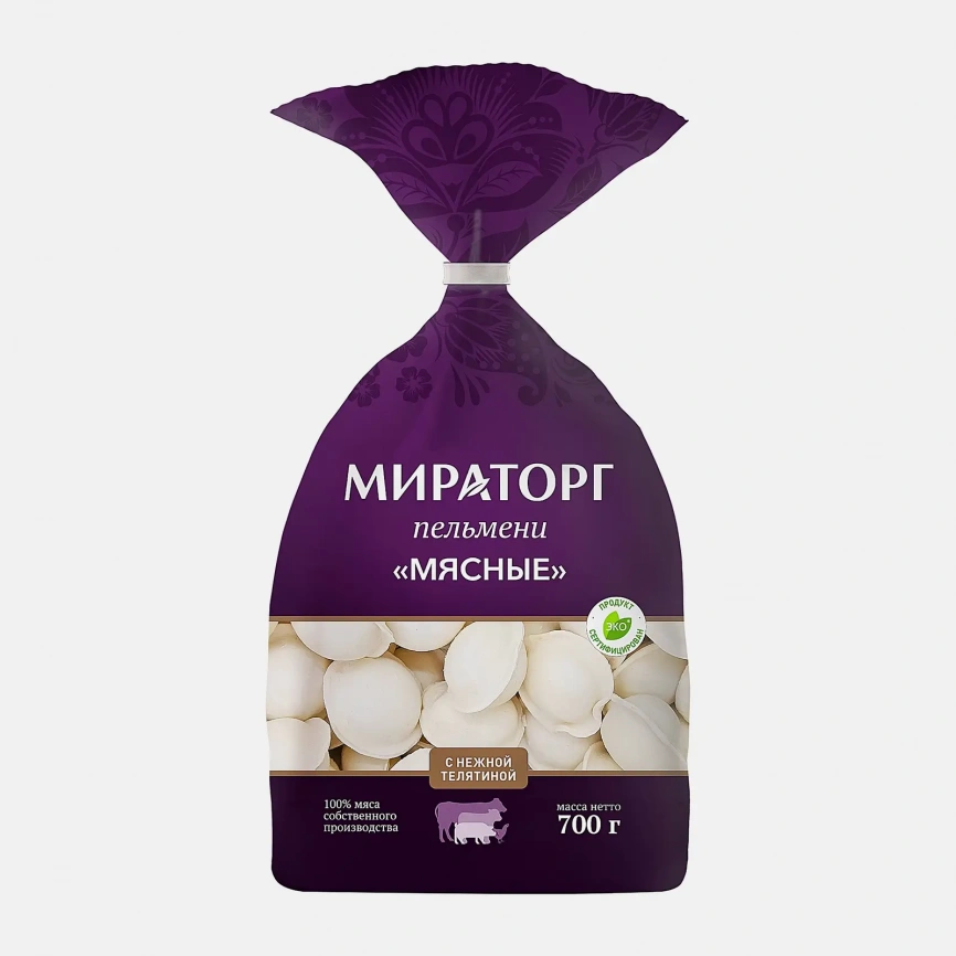 Пельмени Мираторг Мясные с нежной телятиной 700г фото 1