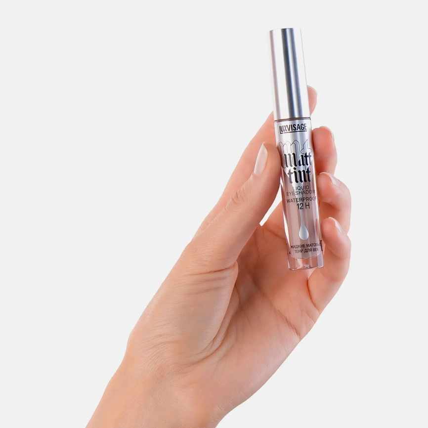 Тени для век Luxvisage Matt Tint Waterproof 12H жидкие тон 104 фото 5