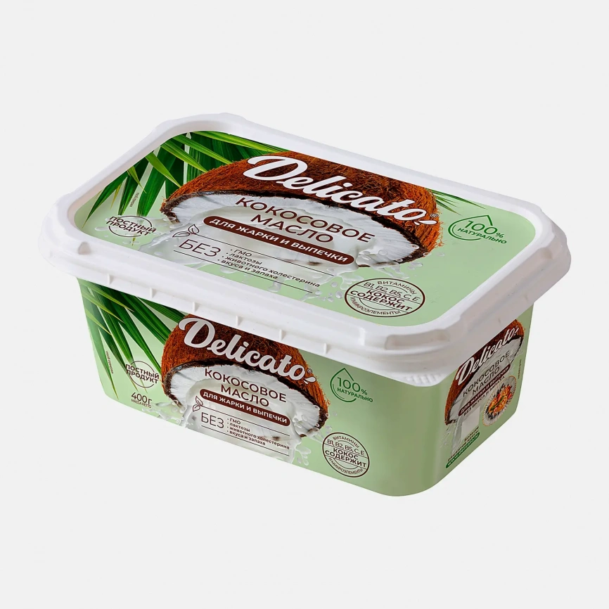 Масло кокосовое Delicato 400г фото 1
