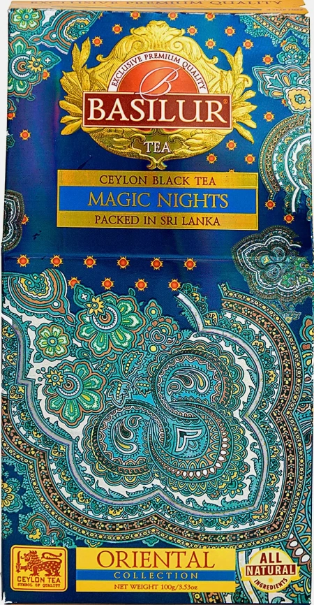 Чай чёрный Basilur Magic Nights Восточная коллекция 100г фото 2