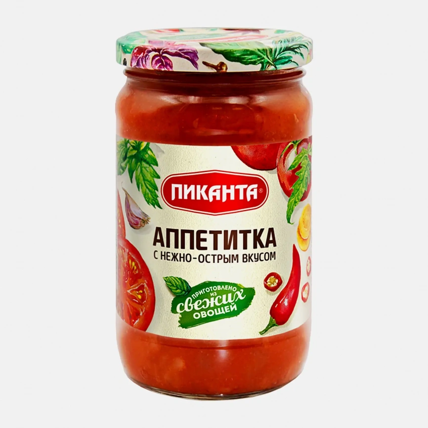 Закуска Пиканта Аппетитка с нежно-острым вкусом 360г фото 1