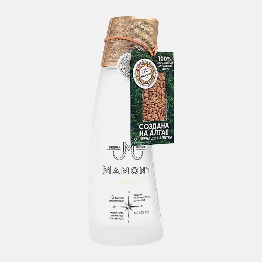 Водка Mamont 40% 375мл фото 1