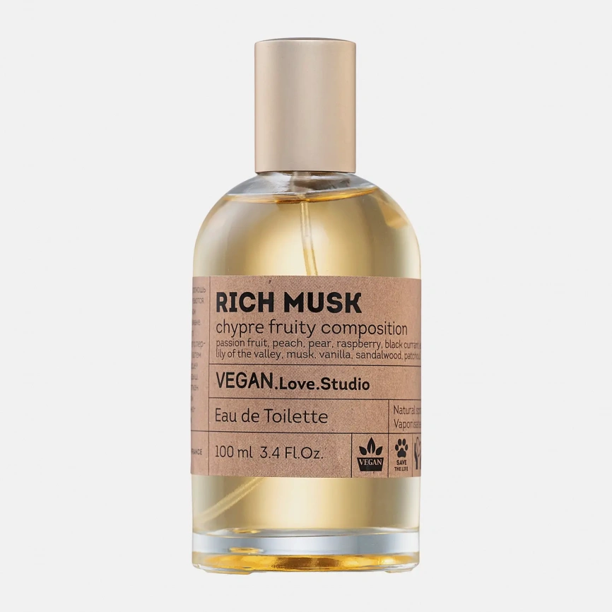 Туалетная вода Rich Musk Vegan Love Studio женская 100мл фото 1