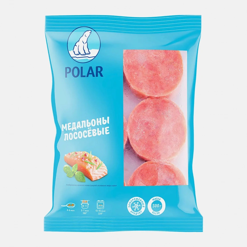 Медальоны Polar лососевые 300г фото 1