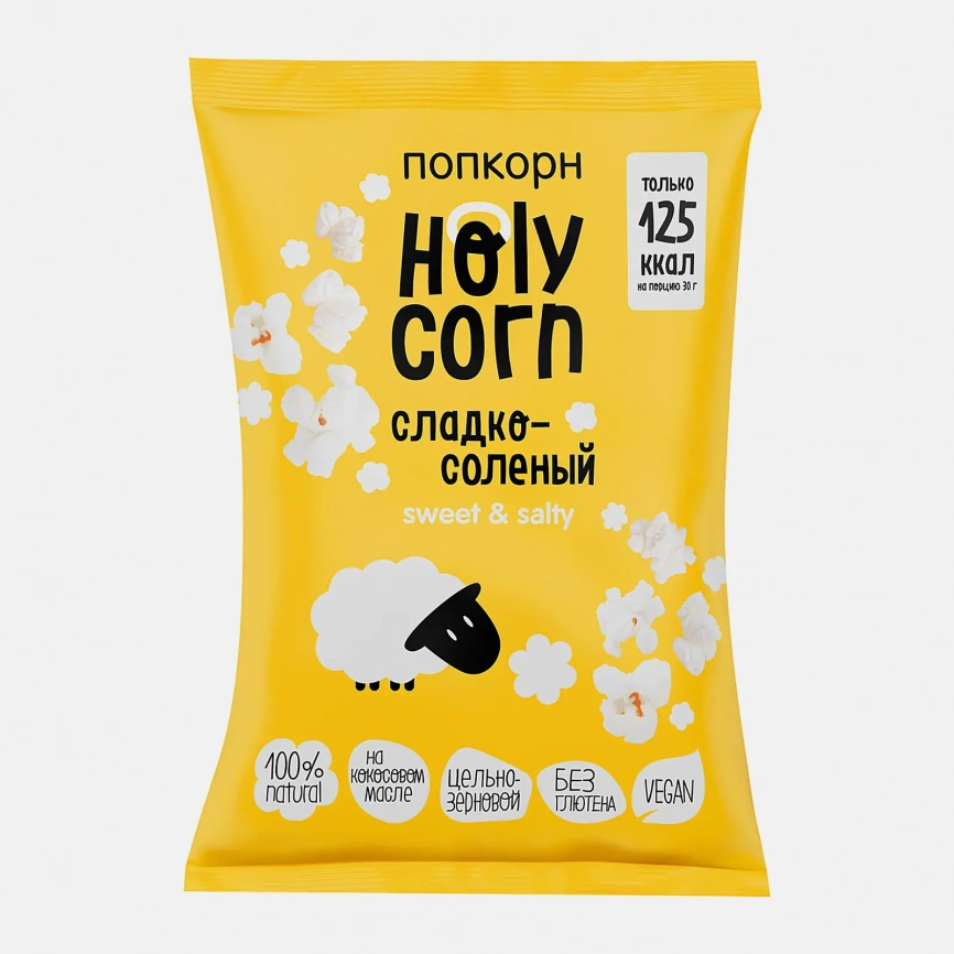 Попкорн Holy Corn Сладко-солёный 30г фото 2