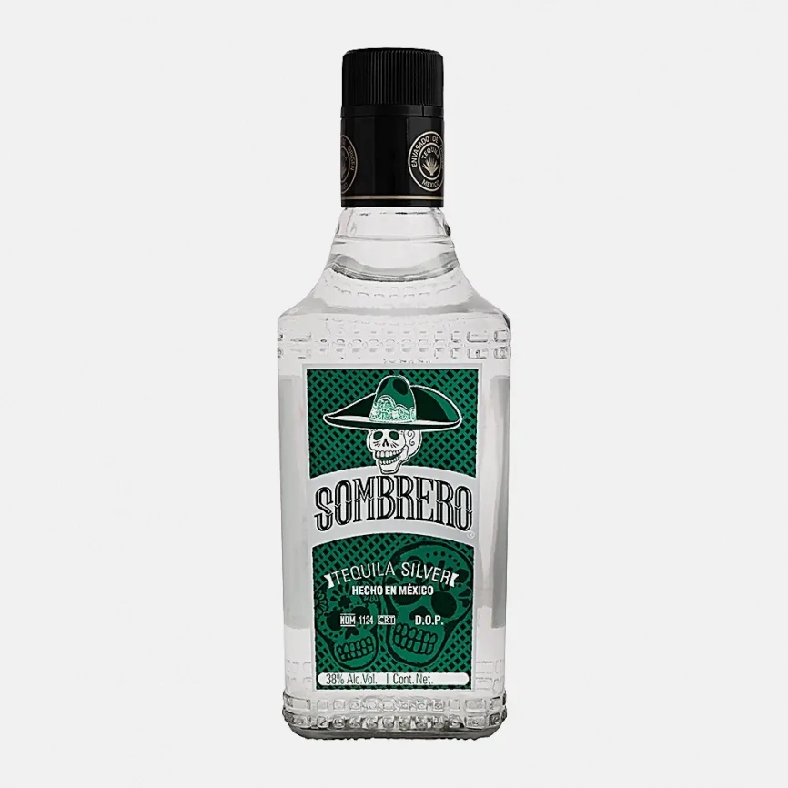 Текила Sombrero Silver 38% 500мл фото 1