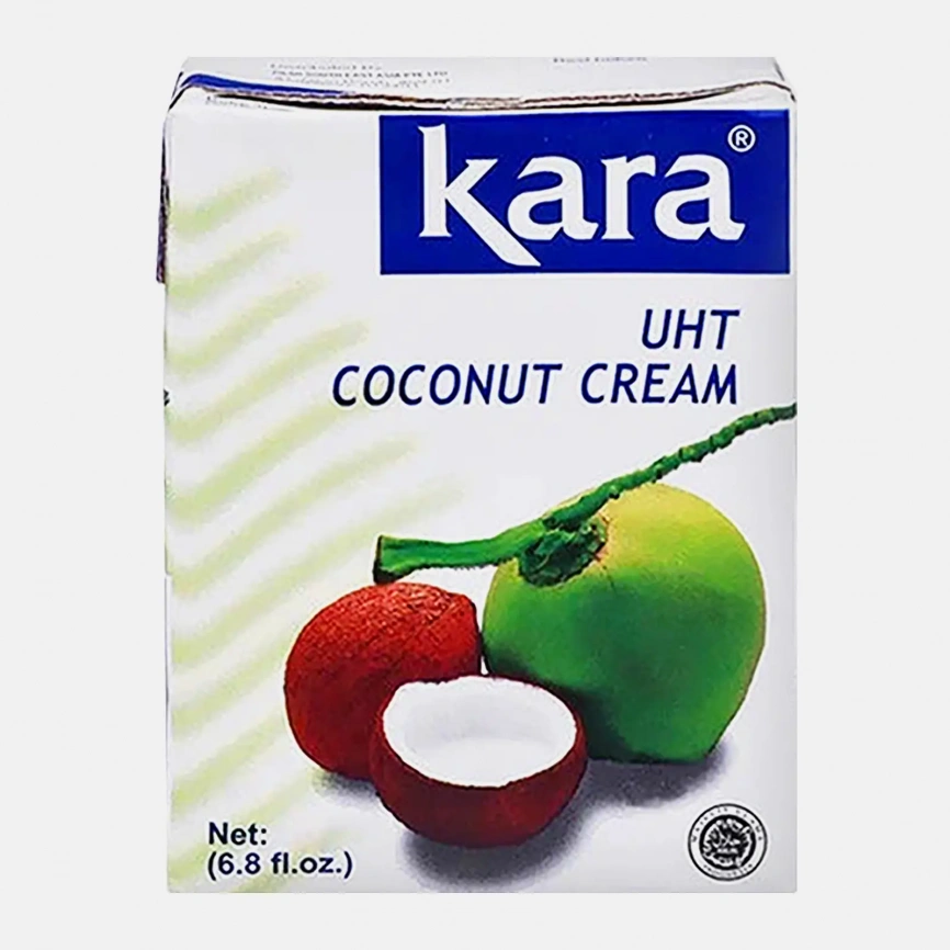 Кокосовые сливки Kara 24% 200мл фото 1