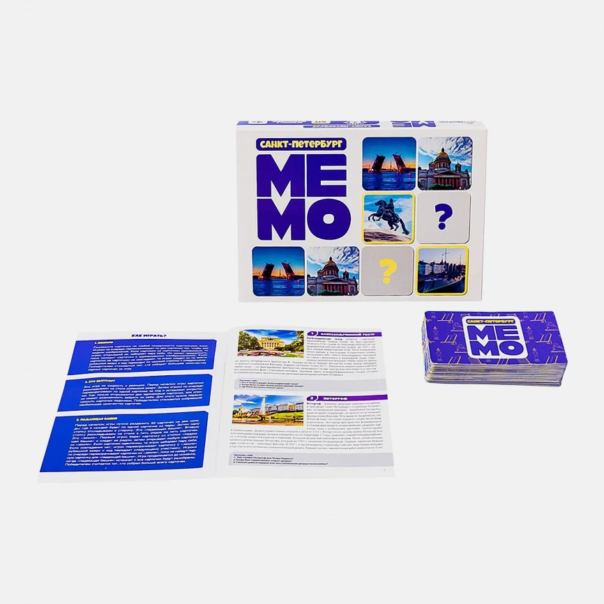 Игра настольная Мemo в ассортименте фото 47