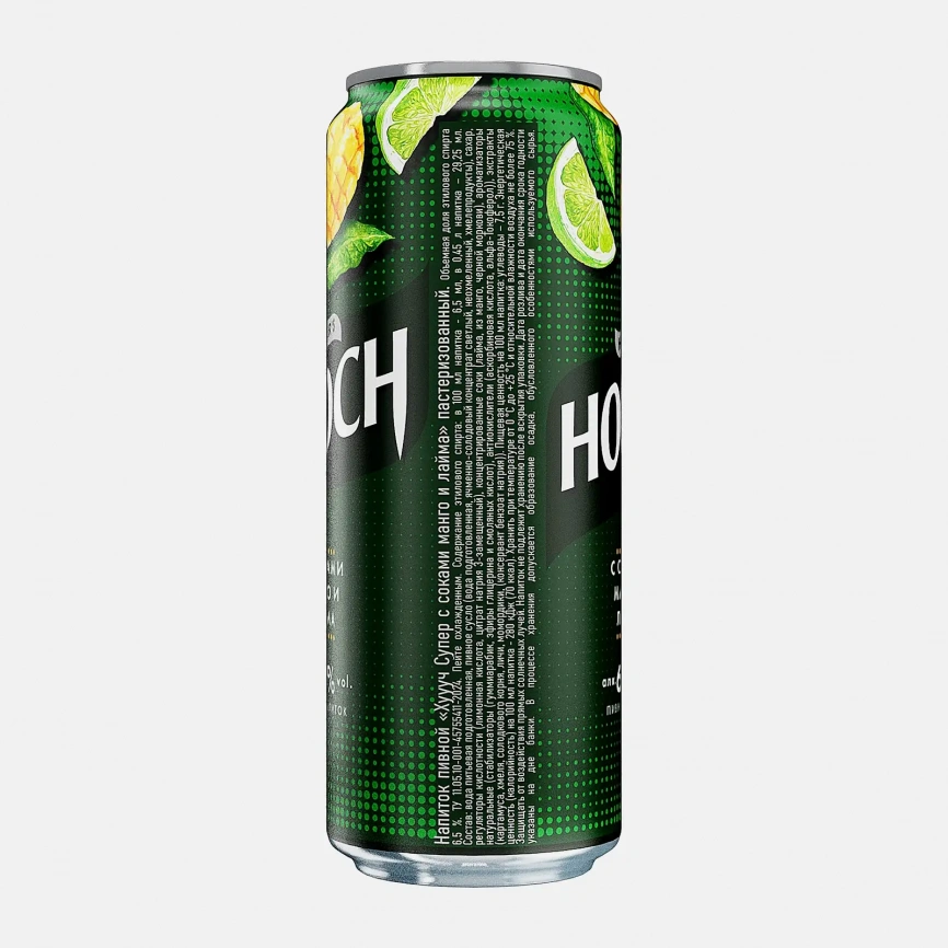 Пивной напиток с соком манго и лайма Hooch 6.5% 0.45л фото 3