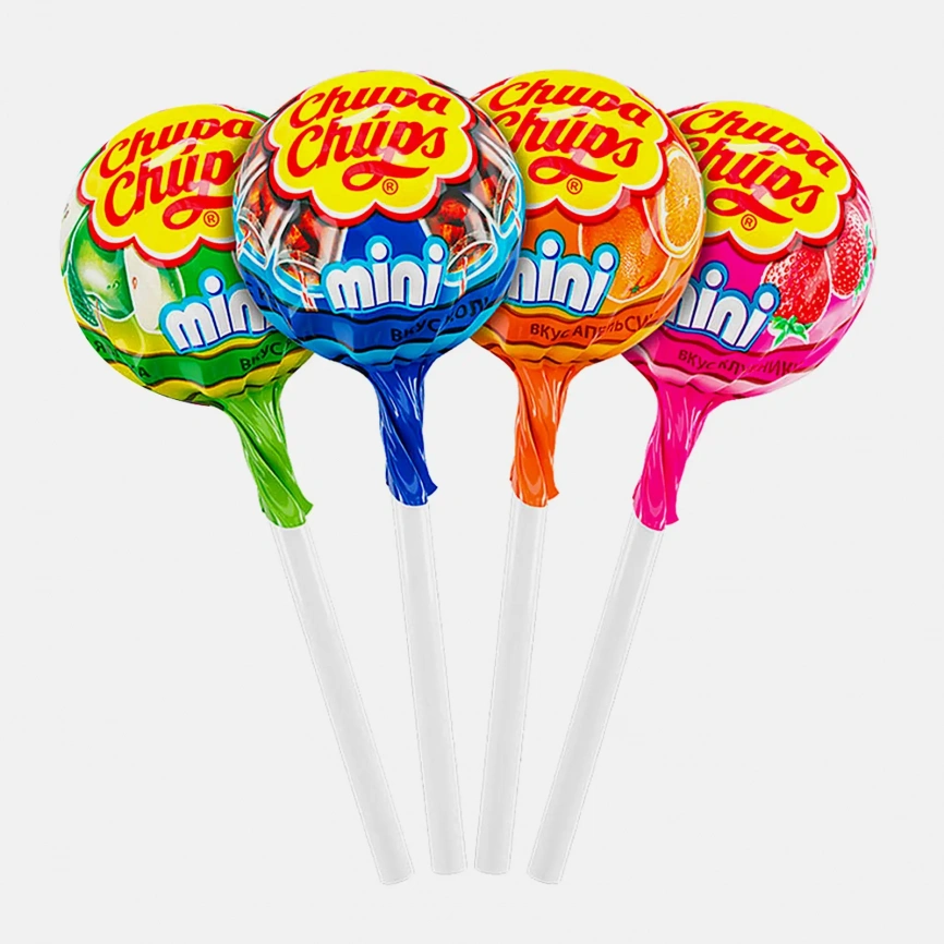 Карамель Chupa Chups Mini ассорти вкусов 90г фото 2