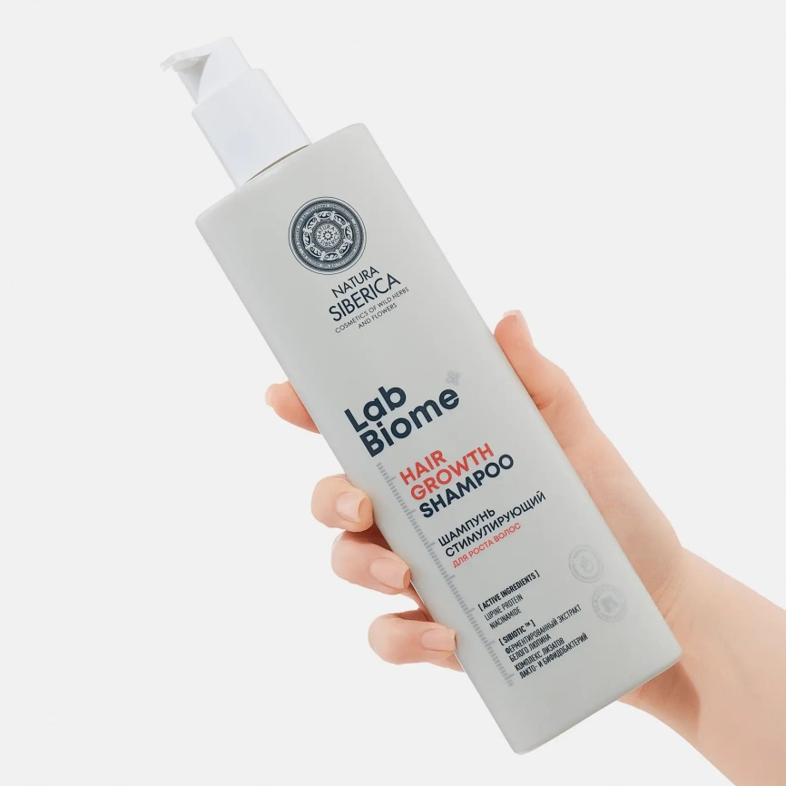 Стимулирующий шампунь для роста волос Natura Siberica Hair Growth 400мл фото 2