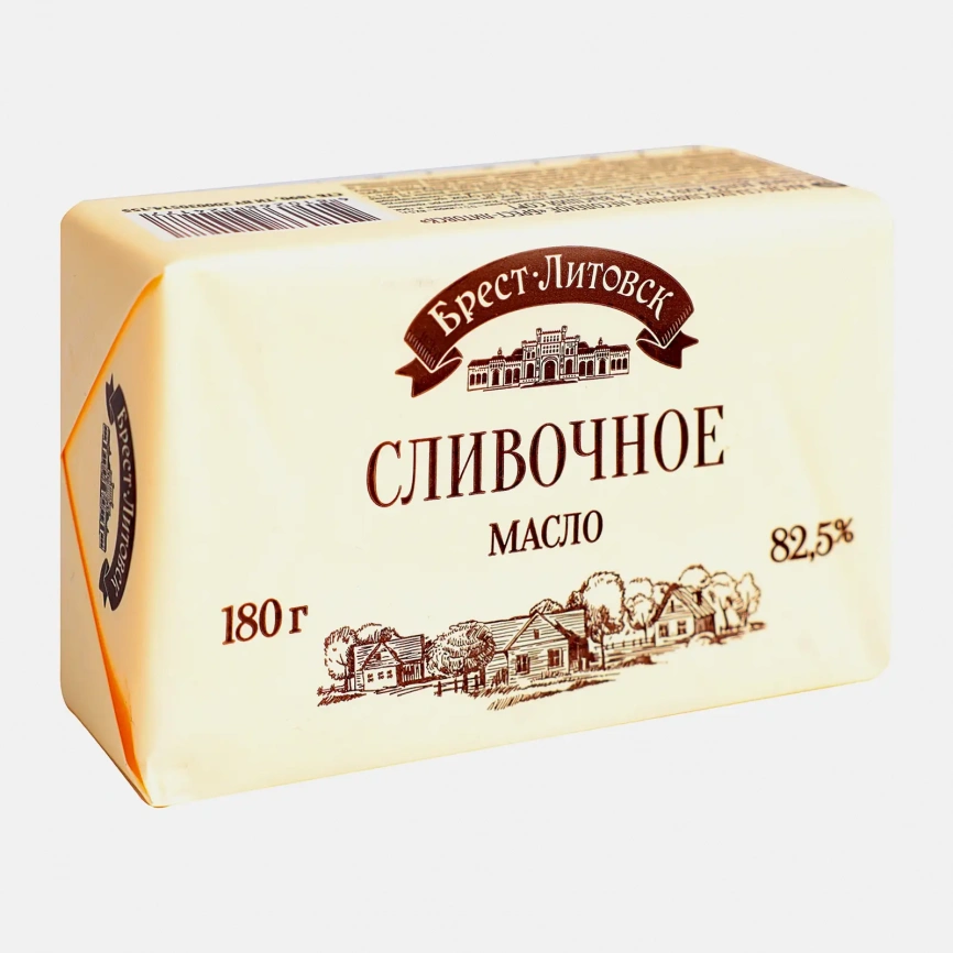 Масло сладко-сливочное Брест-Литовск 82.5% 180г фото 2