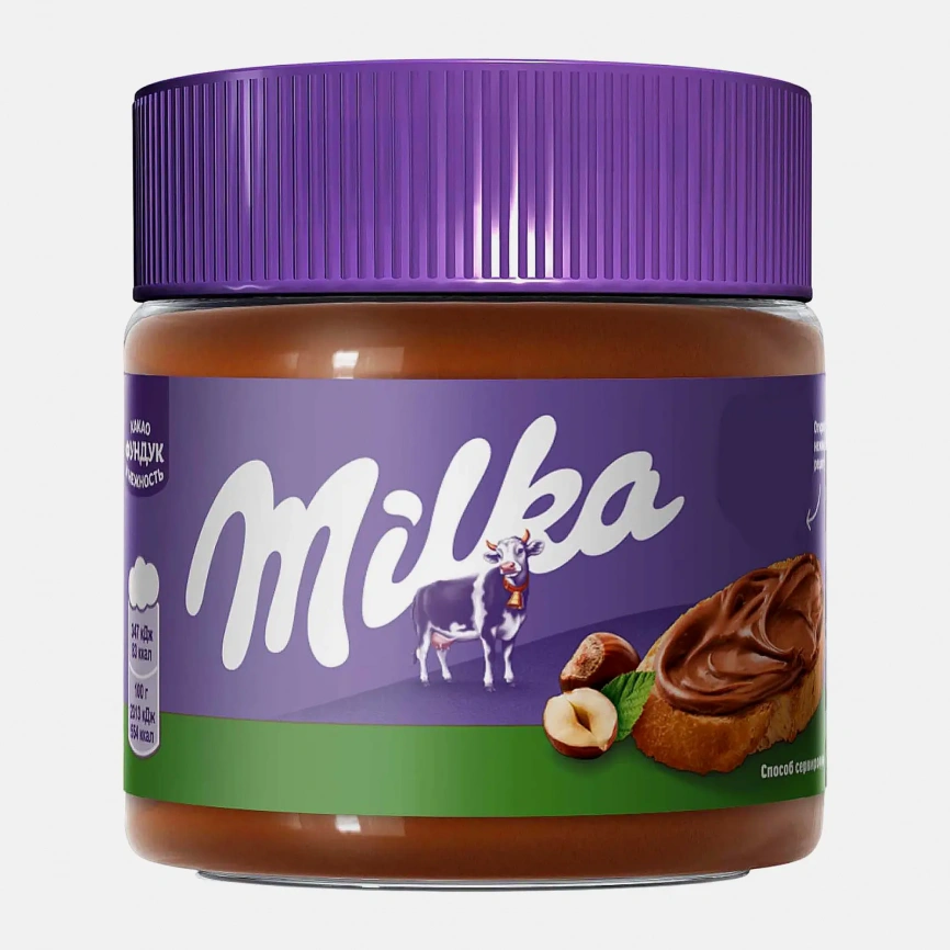 Паста Milka ореховая с какао 180г фото 1