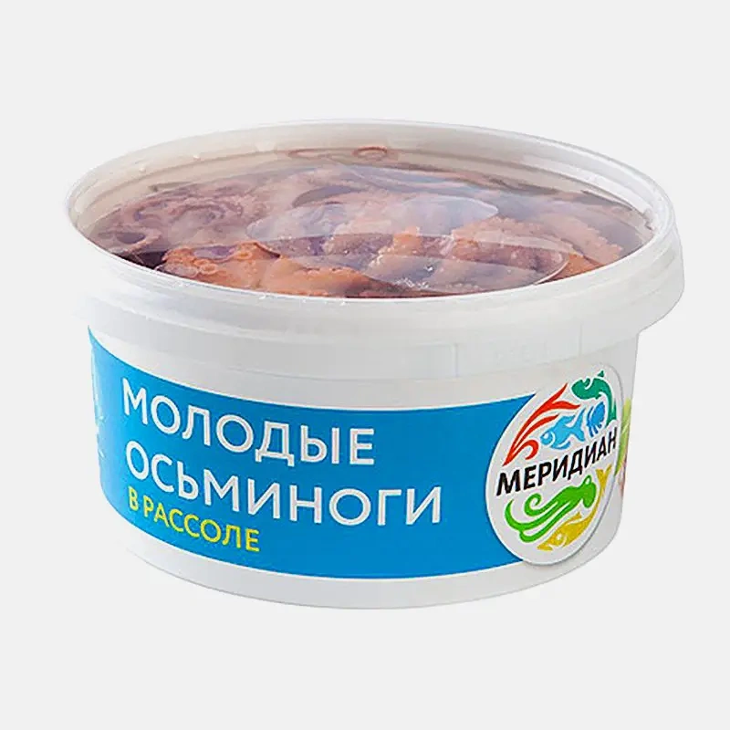 Молодые осьминоги в рассоле Меридиан 180г фото 2