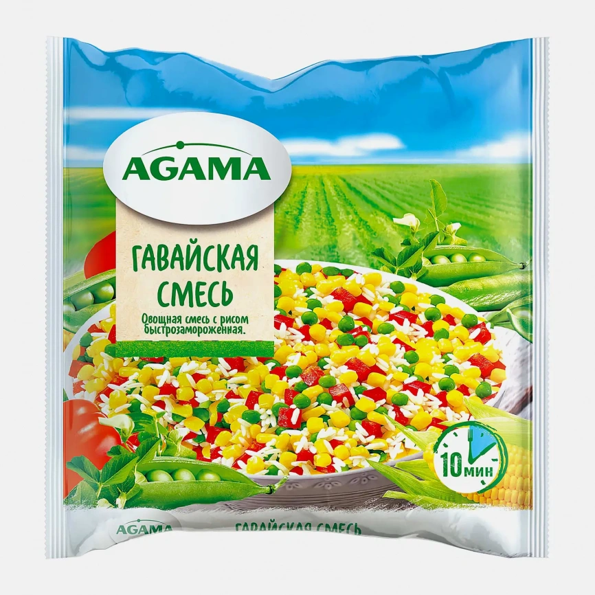 Гавайская смесь Agama быстрозамороженная 400г фото 1