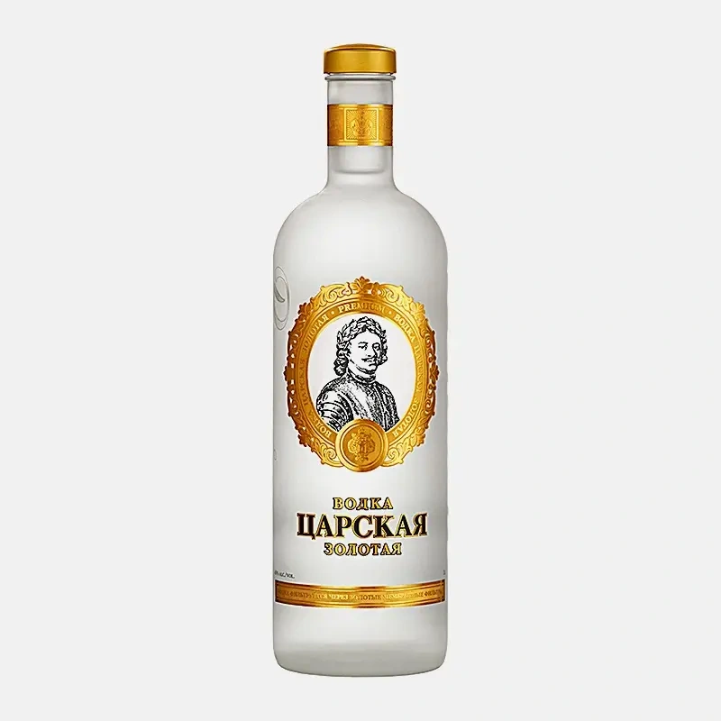 Водка Царская Золотая 40% 1л фото 1