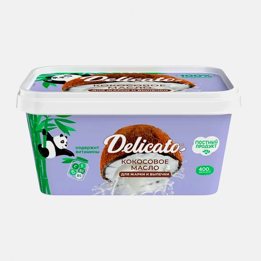Масло кокосовое Delicato 400г фото 4
