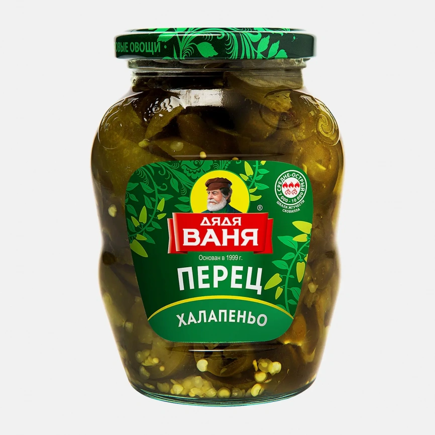 Перец Дядя Ваня Халапеньо 350г фото 1
